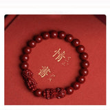 Serenemyst Cinnabar Pixiu Fortune Protection Bracelet