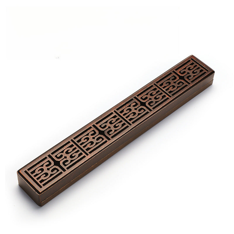 Serenemyst Pure Copper Vintage Hollow-out Meditation Incense Aromatherapy Box