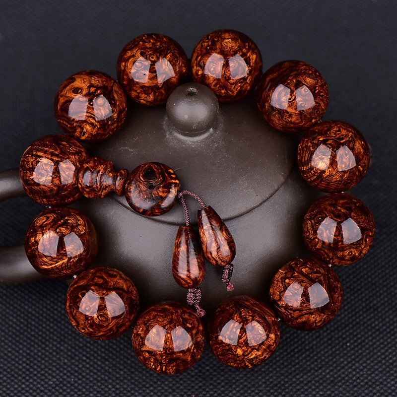 Serenemyst Hainan High Density Scented Rosewood Bead Health Healing Bracelet
