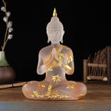 Serenemyst Handmade Resin Buddha Statue Protection Decoration