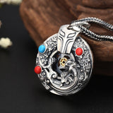 Serenemyst Sterling Silver Pixiu Fashion Wealth Pendant