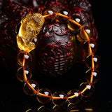 Serenemyst  Natural Citrine Pixiu Energy Bracelet