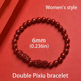 Serenemyst Cinnabar Pixiu Fortune Protection Bracelet