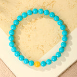 Serenemyst Natural Turquoise Red Agate Amber Healing Purity Bracelet