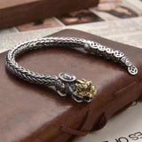 Serenemyst Handmade Braided Copper Coin Pixiu Wealth Gathering Bracelet