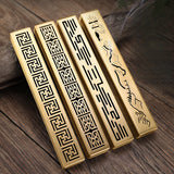 Serenemyst Pure Copper Vintage Hollow-out Meditation Incense Aromatherapy Box