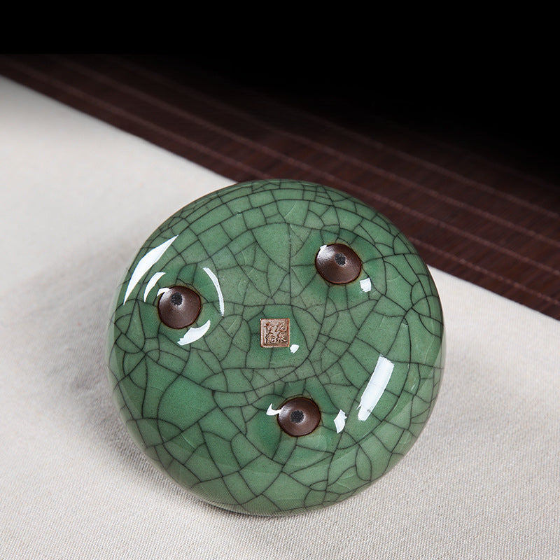 Serenemyst Handmade Longquan Celadon Healing Harmony Incense Burner