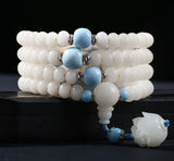 Serenemyst 108 Bodhi Seed Beads Harmony Mala Necklace Bracelet