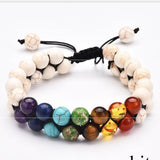 Serenemyst Selected Colorful Gemstone Combination Energy Bracelet
