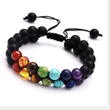 Serenemyst Selected Colorful Gemstone Combination Energy Bracelet