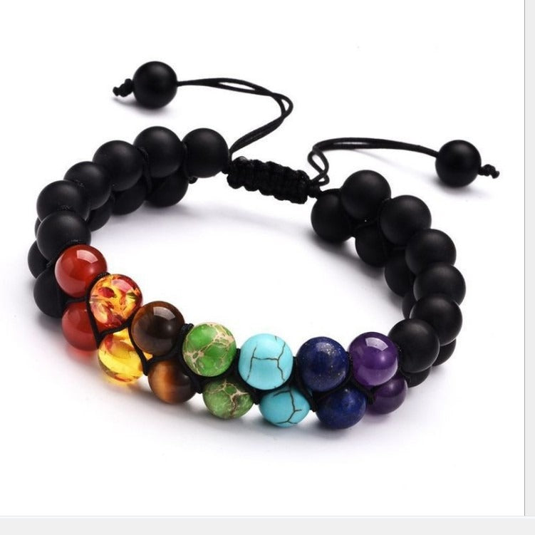 Serenemyst Selected Colorful Gemstone Combination Energy Bracelet