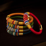 Serenemyst Handmade Red String Kasyapa Style Magnetic Buckle  Protection Bracelet