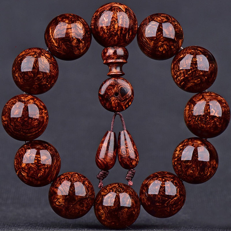 Serenemyst Hainan High Density Scented Rosewood Bead Health Healing Bracelet