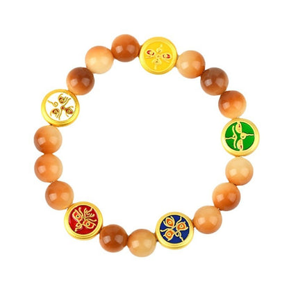 Serenymyst Bodhi Seed Five Directions Meditation Bracelet
