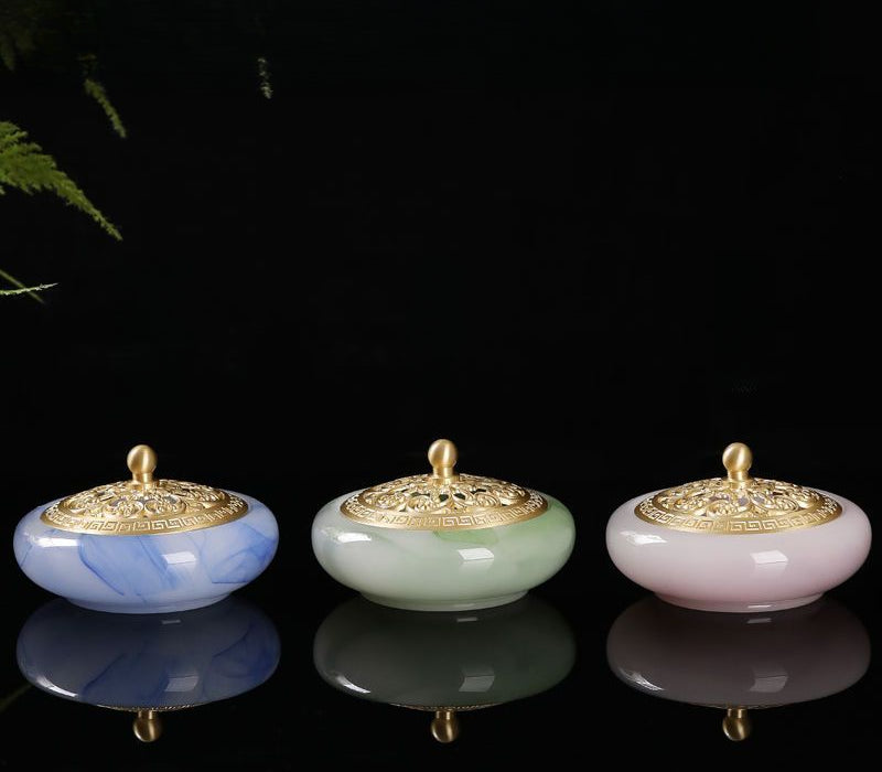 Serenemyst Glass Zen Meditation Healing Incense Burner