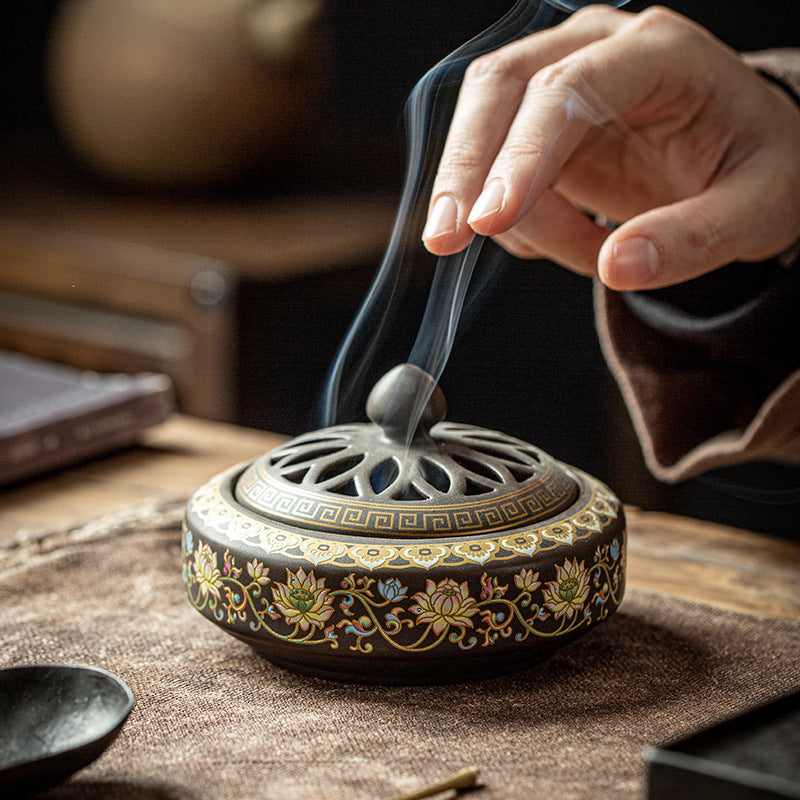 Serenemyst Zen Ceramic Meditation Healing Incense Burner