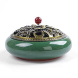 Serenemyst Handmade Dehua Ceramic Healing Harmony Incense Burner
