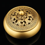 Serenemyst Pure Copper Double Koi Fish Meditation Healing Incense Burner