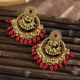 Serenemyst Retro Alloy Wealth Earrings With Hollow Bell Tassel