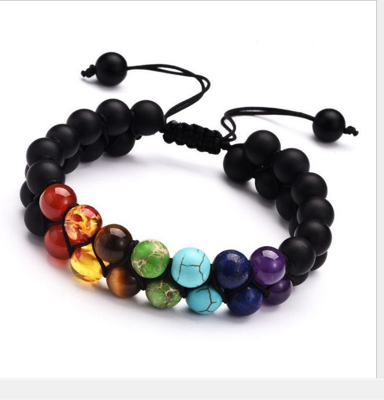 Serenemyst Selected Colorful Gemstone Combination Energy Bracelet
