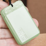 Serenemyst Handmade Afghan Jade Cloud Pattern Healing Pendant