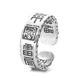 Serenemyst Taoist Mountain Ghost Protection Evil-Repelling Open Ring