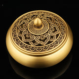 Serenemyst Pure Copper Double Koi Fish Meditation Healing Incense Burner